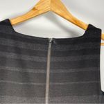 Eileen Fisher  Dress Mini Black Striped Ponte Knit Quiet Luxury Old Money Chic 6 Photo 10