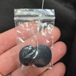 Free People Black Tencel Linen Blend Single Button Blazer Jacket Size Medium Photo 3