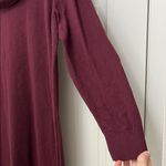 Loft  Plus Rich Burgundy Turtle Neck Sweater Dress - Size 16/18 Photo 5