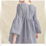 Urban Renewal  gingham plaid oversized mini dress L Photo 2