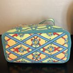 Brighton  A Winter’s Love colorful graphic Canvas travel vacation Tote,Large NWOT Photo 11