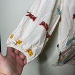 Lou & grey  For Loft Getaway Peasant Blouse White Womens M Photo 5