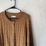 Croft & Barrow  Sweater XL Cable Knit Button Cardigan Academia‎ Gilmore Girls Photo 1