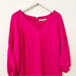 Trina Turk Aster Puff Sleeve Mini Dress Pink Size 8 Photo 4