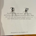 Ettika  Silver Heart Earrings Photo 1