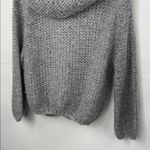 Debut  Chunky knit cowl neck gray relaxed fit sweater size Small Photo 9