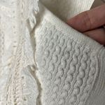 Anthropologie Pilcro lcro Crafted Bib Sweater Tank Cream Size Large NWT Photo 2