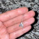 Disney Cinderellas Castle Silver Necklace Photo 1