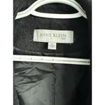 Anne Klein  Coat Women 16 Black Lambswool Cashmere Mid Coat Career Dress WARM Photo 6