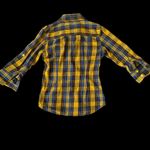 Superdry  Yellow Plaid Lumberjack Shirt - Medium Mens Slim Fit Photo 2