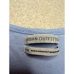 Urban Outfitters : Light Blue Henley Smocked Crop Top Photo 4