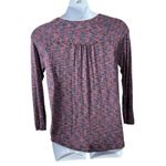 Matilda Jane Matilda Moments With You Planetarium Tunic Top Size M Purple Pink Blue Space Dye Photo 7