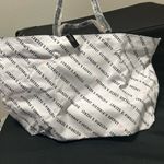 Victoria's Secret  White Tote Bag NEW! Never used plastic still on straps! Photo 1