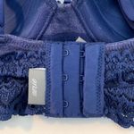 Aerie Heathered Dark Blue & Lace Lightly Lined Bra Photo 2