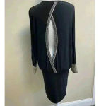 Moda international Long, Knee Length Dolman Sleeve‎ Dress Photo 3