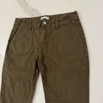 Paige Mayslie Straight Ankle Utility Pant Womens 29 Vintage Olive Meadow MidRise Photo 7