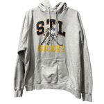 Arch Apparel STL hockey Hoodie Gray Size Large Blues Photo 0