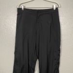 Royal Robbins  Women 10 Black Hiking Pants Quick Dry Button Hem Adjustable Waist Photo 2
