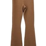 Princess Polly camel brown rib knit flare leggings size S/M Photo 7