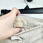 Michael Kors Women Twill Shorts Women's Light Grey Khaki 100% Cotton High Rise 8 Photo 1