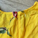 Socialite Yellow Floral Front Tie Romper with Pockets Size M NWT Photo 6