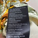 NEW Anthropologie Smocked Velvet Babydoll Top Womens XL Green Fall Foliage Print Photo 9