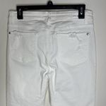 Judy Blue  Skinny Fit White Stretch Denim Factory Ripped and Distressed Jeans 29 Photo 4