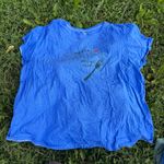 Old Navy Blue Pasta Lover's Graphic Tee Photo 3