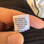 Monrow Black Ribbed Short Sleeve Sweater Dress Womens M Mini Open Back Casual Size M Photo 11