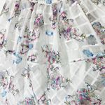 Anthropologie Maeve for  Peony Garden White Floral Print Mini Dress Size 8 NWT Photo 5