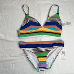 Roxy Womens Color Jam Tank Top & Hipster Bikini Swim Set XL Photo 1