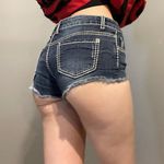 Wet Seal dark washed mini shorts Photo 2