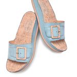 Kork-Ease  Tutsi Buckle Turquoise Guinea 8 Photo 1