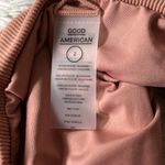 Good American New  Ribbed Better bikini top in desertrose001 size Medium Photo 6