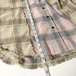 NEW Blue B Mix It Up Plaid Top Pink Size L Photo 9