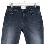 Current/Elliott Current Elliot Black Faded Jeans Skinny Distressedā Mid Rise Grunge Sz 30 Photo 1