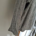Thyme + Honey Grey Button Accent Side Knot Top 1X Photo 5