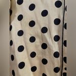 ZARA  polka dot pajama blouse gold black dots size xs Photo 4