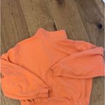 Abound  orange cropped quarter zip Photo 2