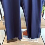 Talbots NWT  Montauk Navy High-Rise Flare Ankle Ponte Knit Career Dress Pant 18WP Photo 2
