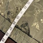 FU DA International Womens Bomber Jacket 2X Olive Green Silk Floral Full Zip Green Size XXL Photo 11