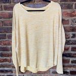 Time And Tru  Yellow Static Lightweight Knit Top Women's Size XL Photo 0