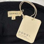 NWT Donni Satiny Tube Top Medium Black Satin Revolve Chic Photo 5