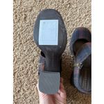 Lucky Brand  Dark Brown Multi Plaid Closed Toe Block Heel Shoes Academia Womens 6 Photo 11