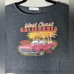 Romwe  Gray Graphic Short Sleeve Tee Photo 2