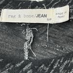 Rag and Bone Burnout Short Sleeve T Shirt Lightweight Dark Heather Gray Women’s S Photo 6