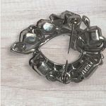 Vintage Lisner Blue Aurora Borealis Brooch Scarf Pin Photo 5