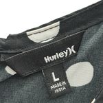 Hurley  Neon Polka Dot Cut Out Side Sleeveless Lightweight Zip Back Dress Large Photo 10