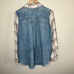 Free People Road Trip Getaway Long Sleeve Plaid Multimedia Top S Photo 6