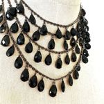 LC Lauren Conrad Lauren Conrad black beaded multi strand necklace Photo 1